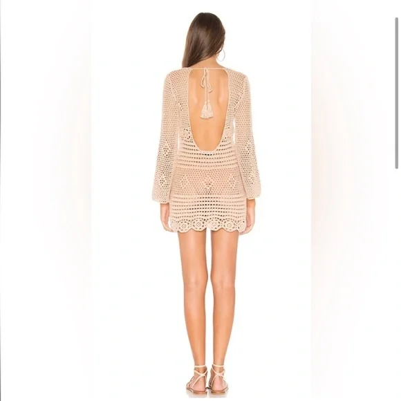 Majorelle Revolve Crochet Cover Up Dress - Picture 3 of 6